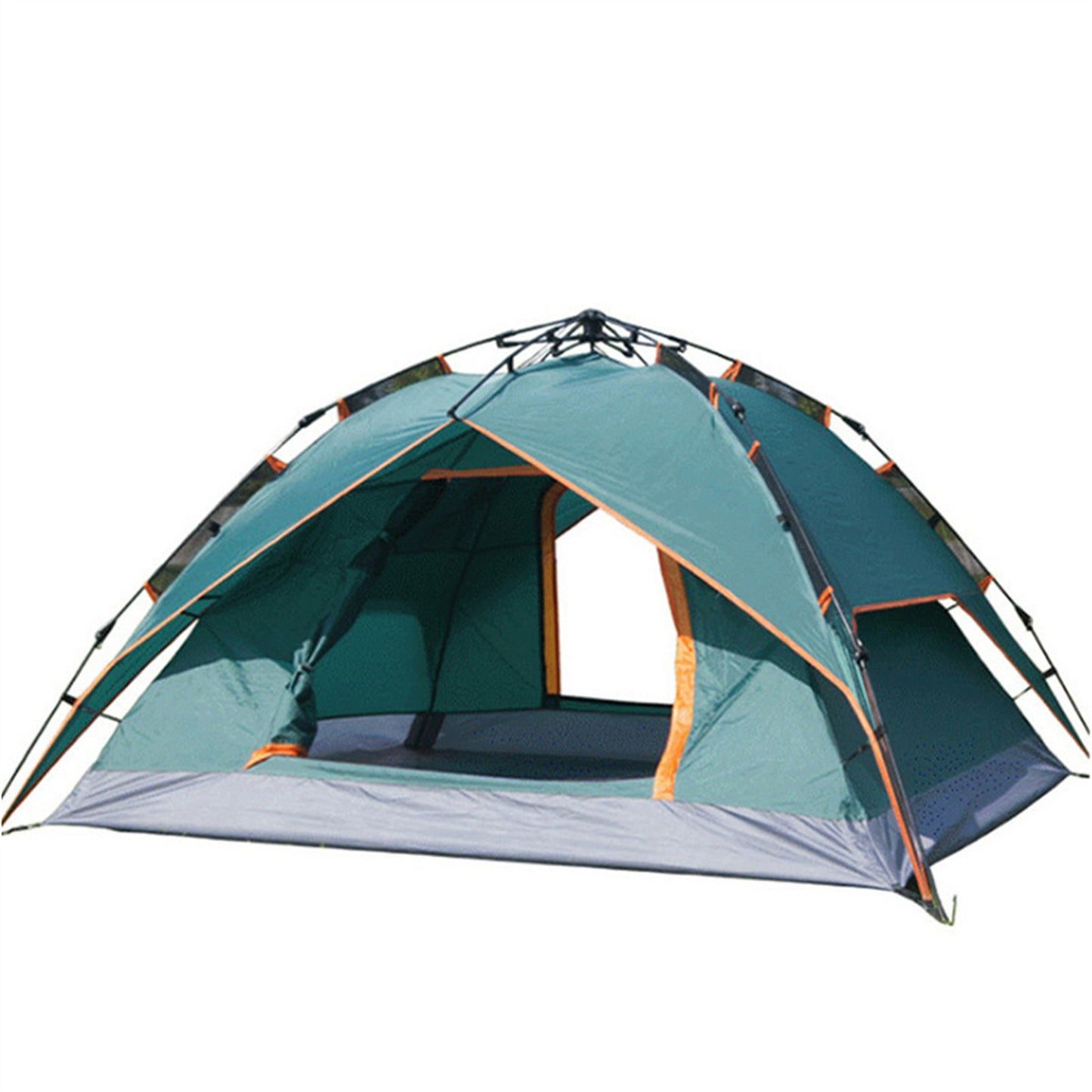 Single layer 3-4 person automatic tent