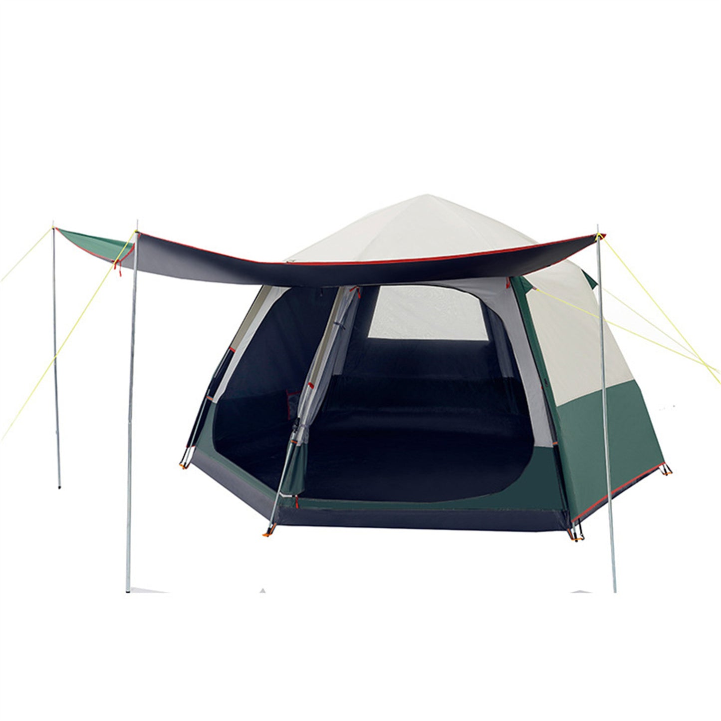 Single layer 5-6 person automatic tent
