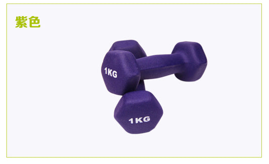 Immersion dumbbell gymnasium equipment women's Dumbbell multi specification multi color