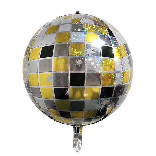 party 4D aluminum balloon laser disco balloon baby birthday decoration balloon wedding party arrangement