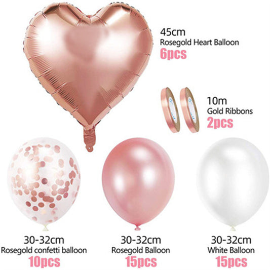 Latex sequin aluminum balloon set