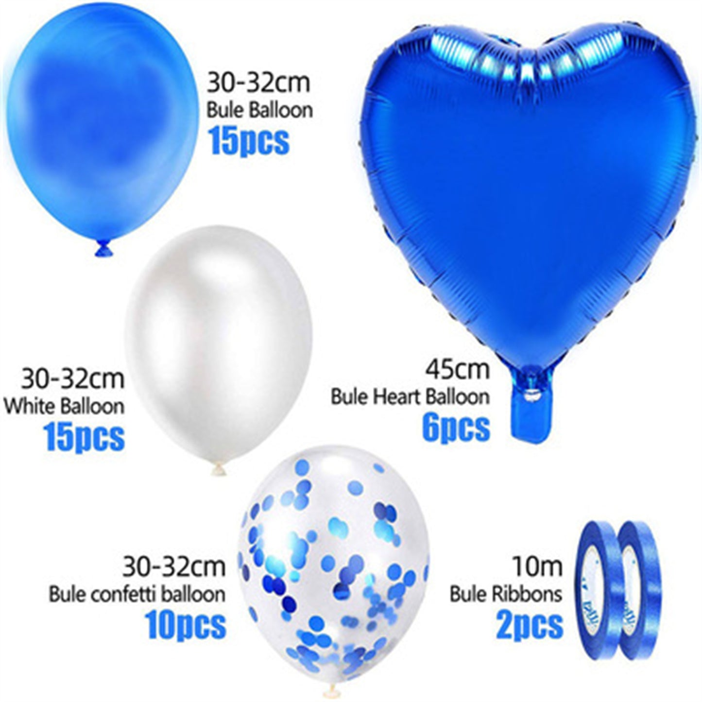 Latex sequin aluminum balloon set