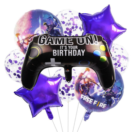 Game console handle aluminum film balloon