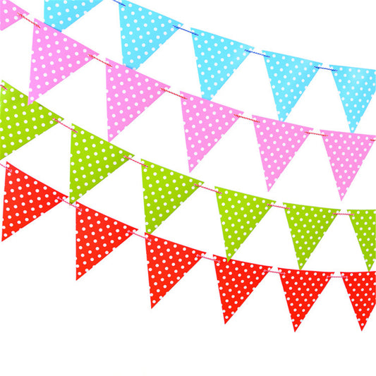 Triangle pull flag