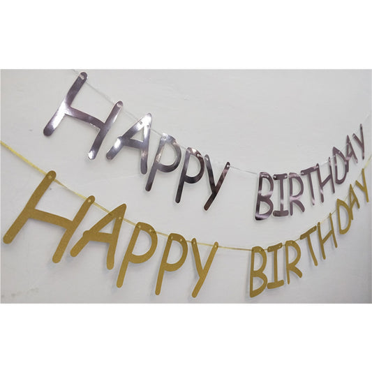 HAPPY Birthday letter flag