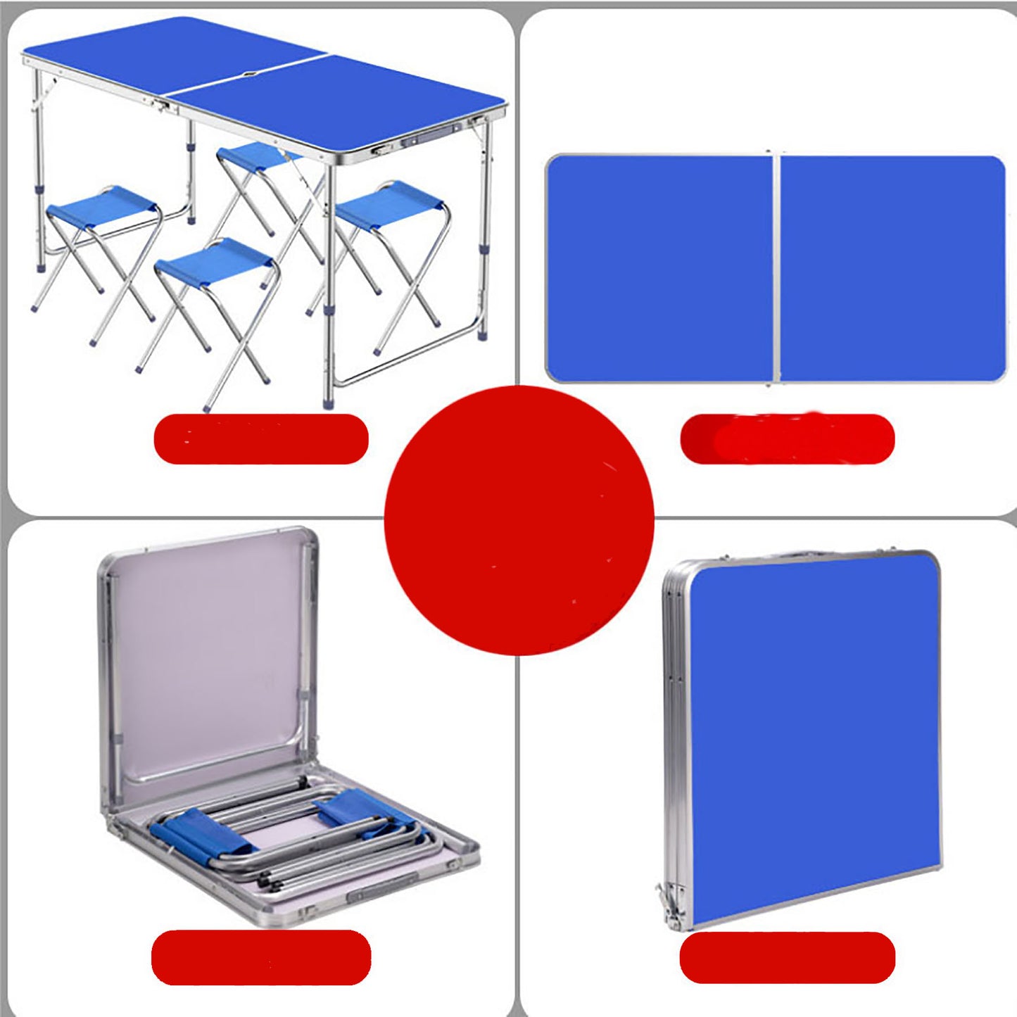 Folding table+4 chairs
