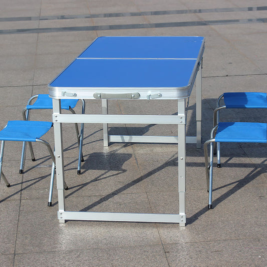 Folding table+4 Aluminum chairs