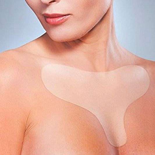 Silicone Transparent Removal Patch Reusable Anti Wrinkle Chest Pad Face Skin Care Anti Aging Breast Lifting Chest Patch Flesh
