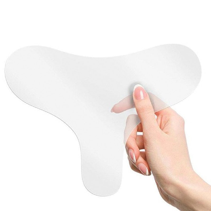 Silicone Transparent Removal Patch Reusable Anti Wrinkle Chest Pad Face Skin Care Anti Aging Breast Lifting Chest Patch Flesh