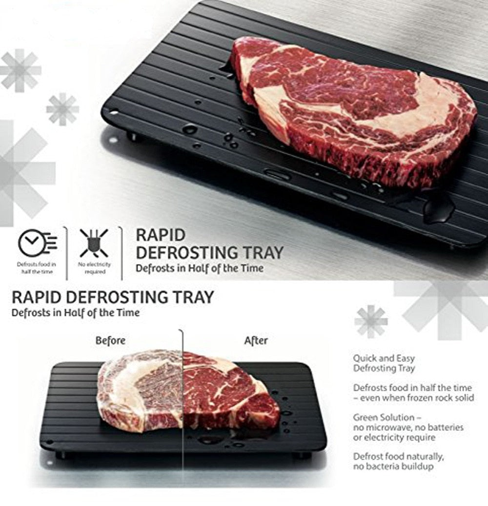 Fast Defrosting Tray Food Kitchen Tool