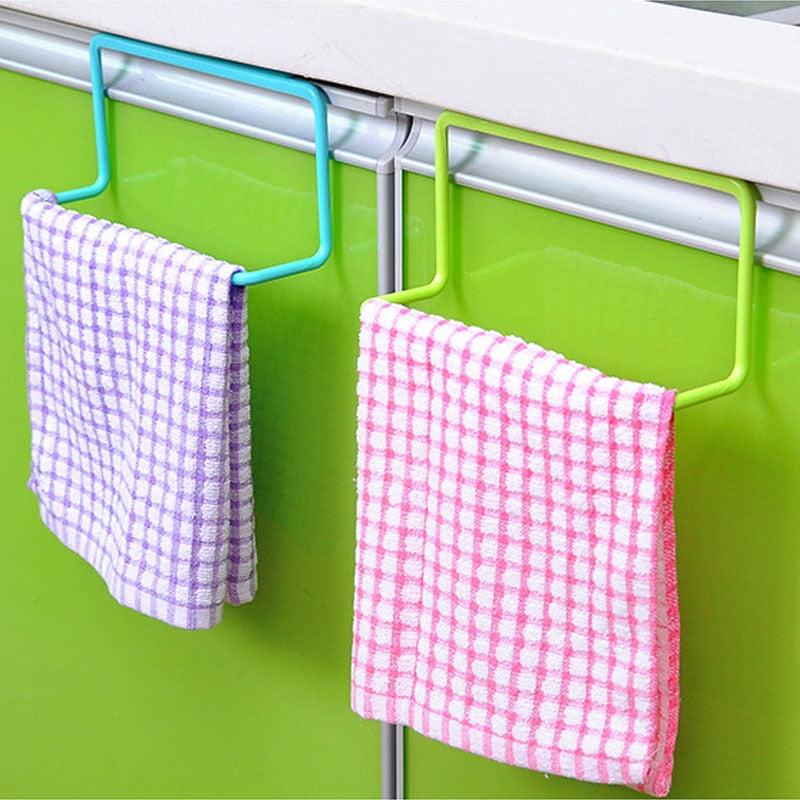Kitchen Organizer Towel Rack Hanging Holder