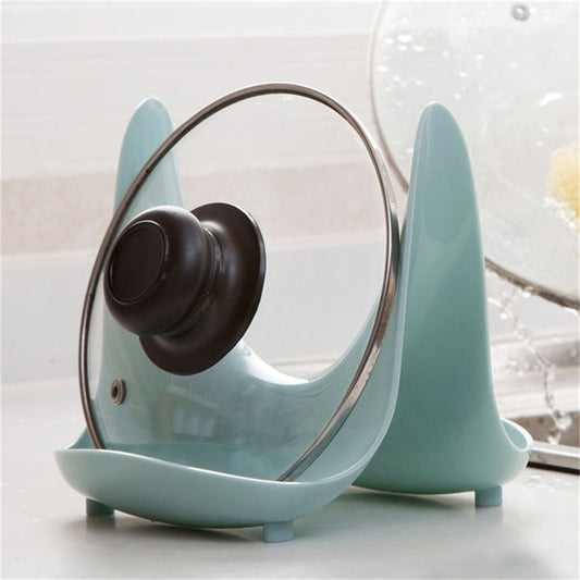 Rack Spoon Rest Pot Pan Lid Rack Stand Pan Cover Holder